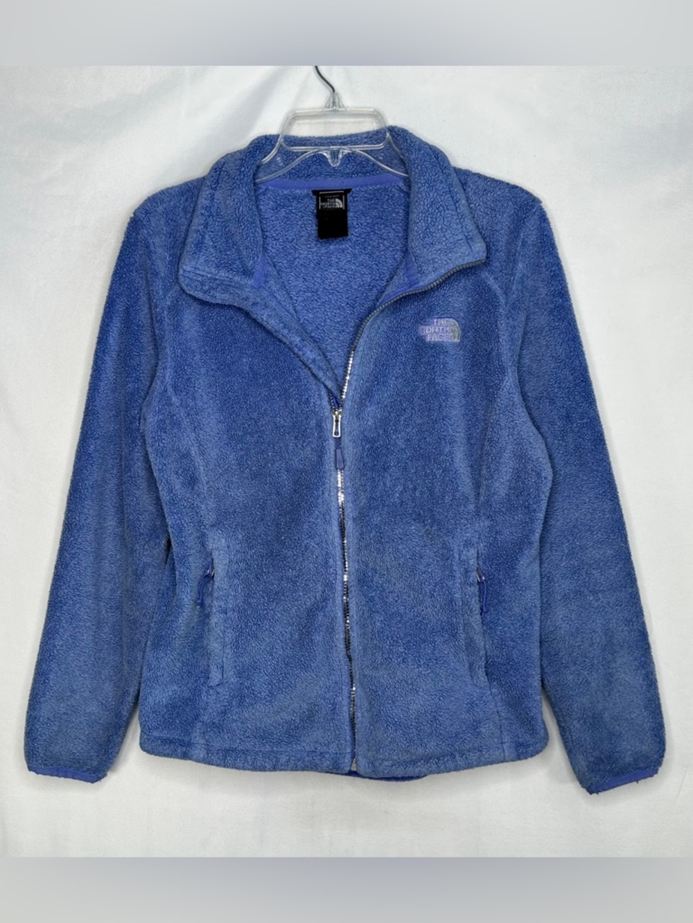 The North Face Women's Periwinkle Osito Fleece Full Zip Jacket Sz M